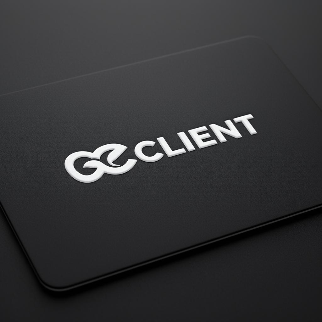 FastSTAR Black Premium — personalizado com a logo do cliente em alto-relevo branco